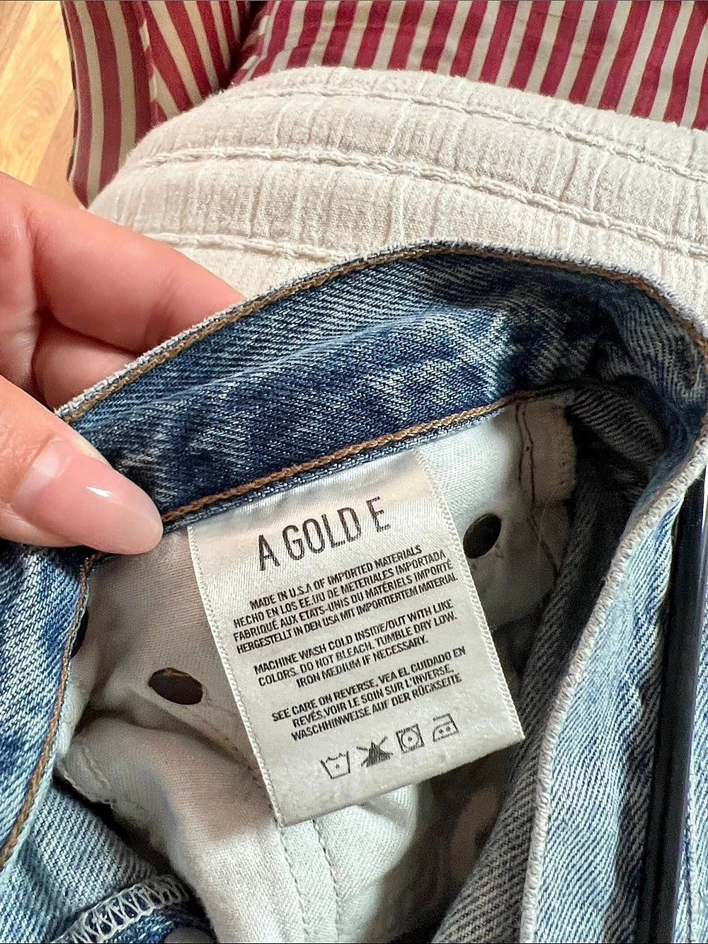 AGOLDE Riley High Rise Straight Crop Jeans - Picture 5 of 5